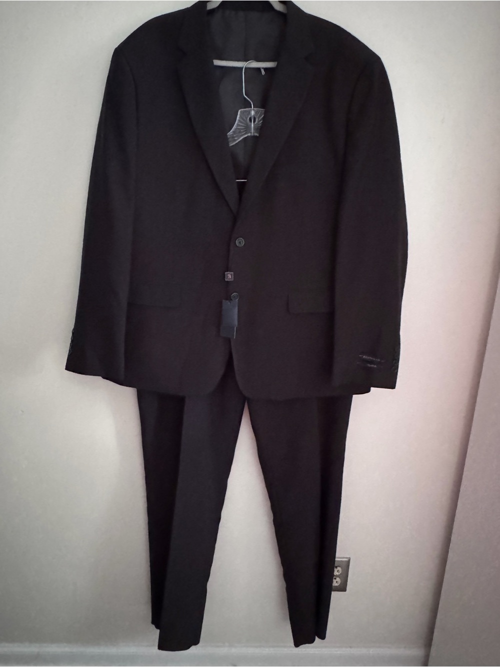 BRAVEMAN PR02 Classic Fit Charcoal Gray 2pc Suit Men's Size:  50R -Pants 44W NEW